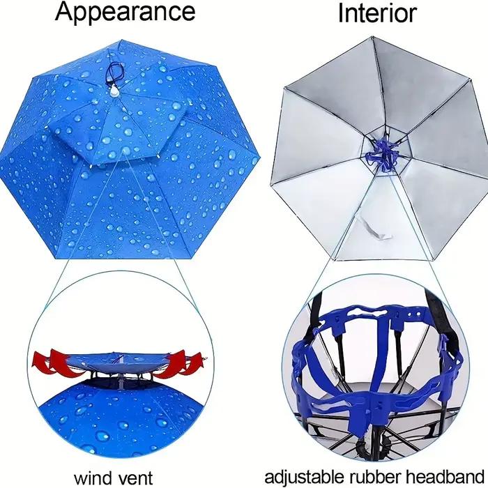 Chapeau parapluie pour la pluie ou le soleil