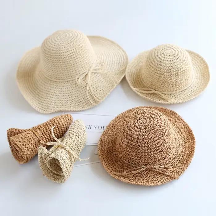 Chapeau de paille Parent-enfant