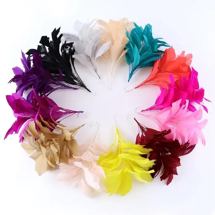 Fleur de Plumes de poulet pour chapeaux