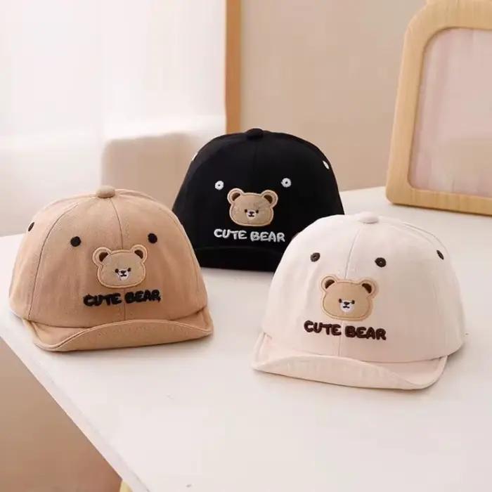 Chapeau de Baseball ours de dessin animé pour bébé