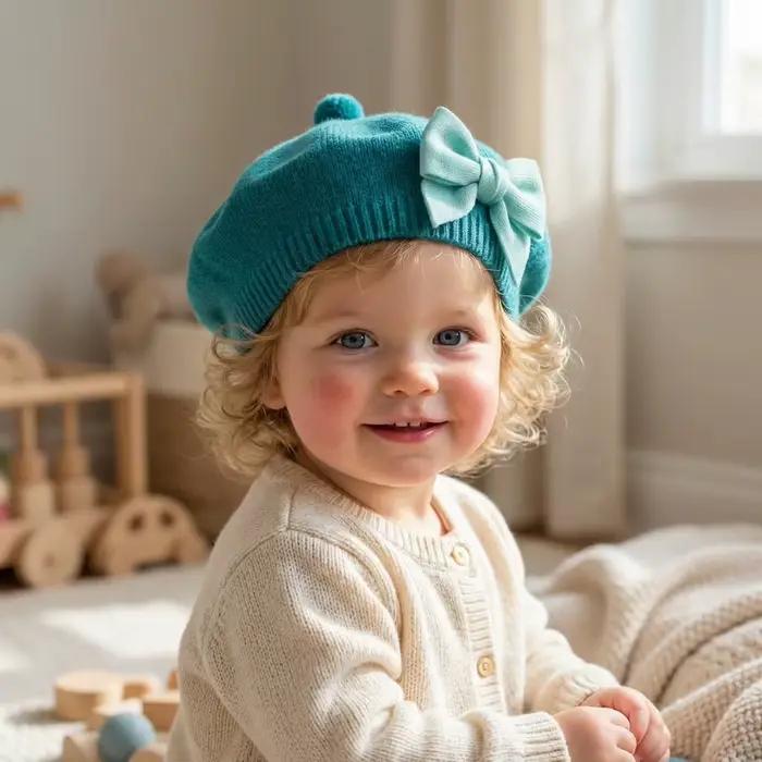 Nouveau béret pour bébé style européen et américain