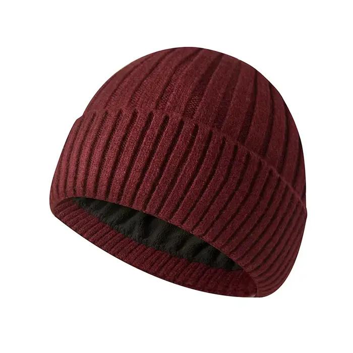 Chapeaux tricotés en polaire pour hommes et femmes