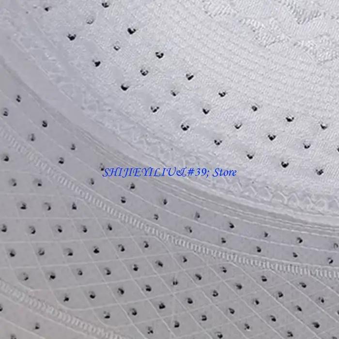 Chapeau Kufi brodé doux léger E21F, casquette chaude Taqiah, couvre-chef prière islamique, bonnet blanc, couvre-chef