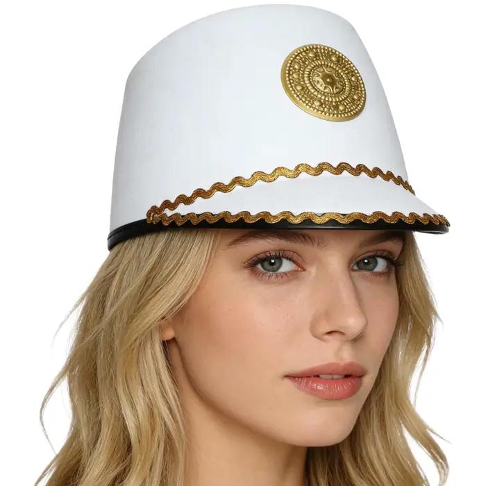 Chapeau de soldat militaire unisexe en feutre pour adultes et enfants, Halloween, spectacle de cirque, accessoires de fête, cosplay