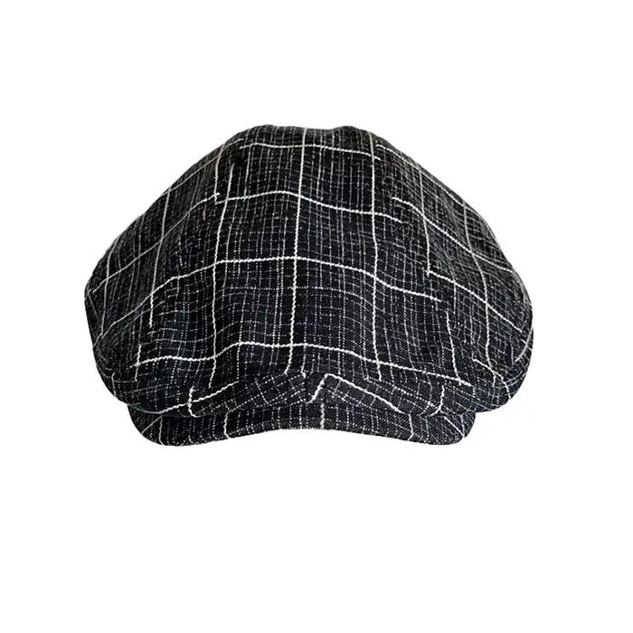 Béret gris vintage multifonctionnel en coton polyester pour hommes et femmes, idéal pour artistes, modeurs et toutes occasions extérieures automne été