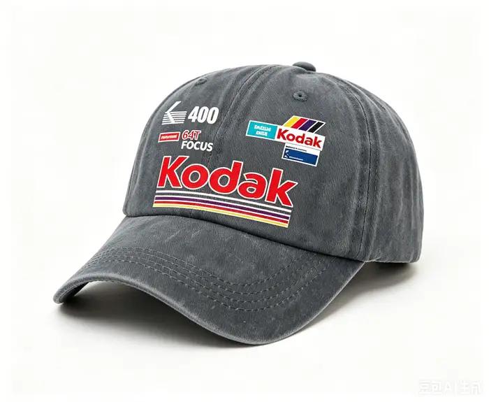 Nouvelle Arrivée 2026 Casquette de Baseball Kodak Effet Délavé