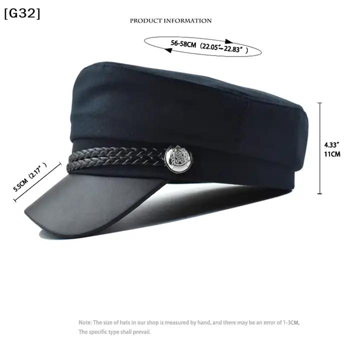 Béret de style vintage pour femme