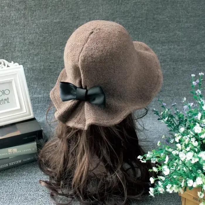 Chapeaux de seau en laine vintage pour femmes style sport chic protection solaire décontracté occasions printemps été