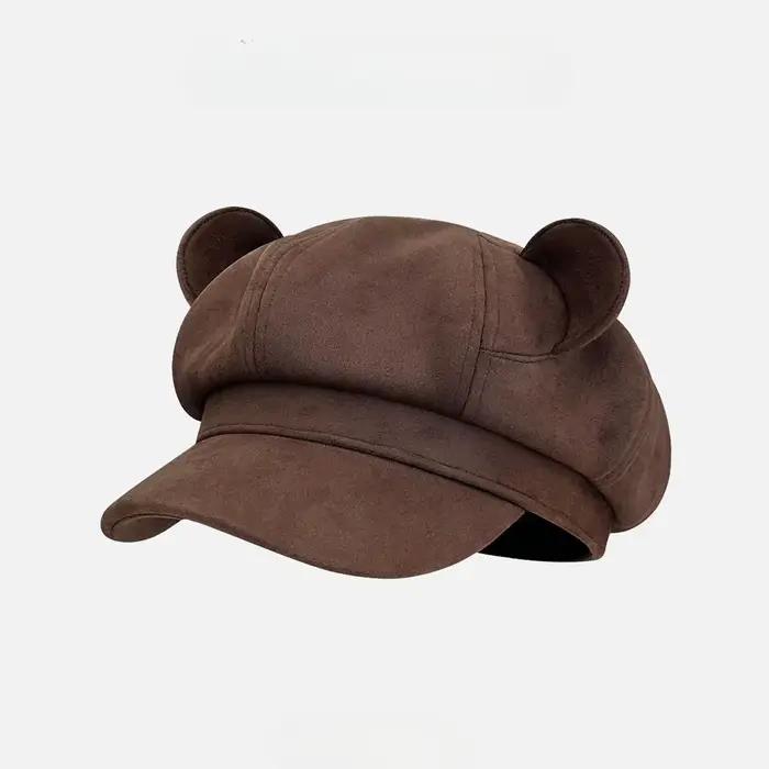 Béret marron rétro Collection