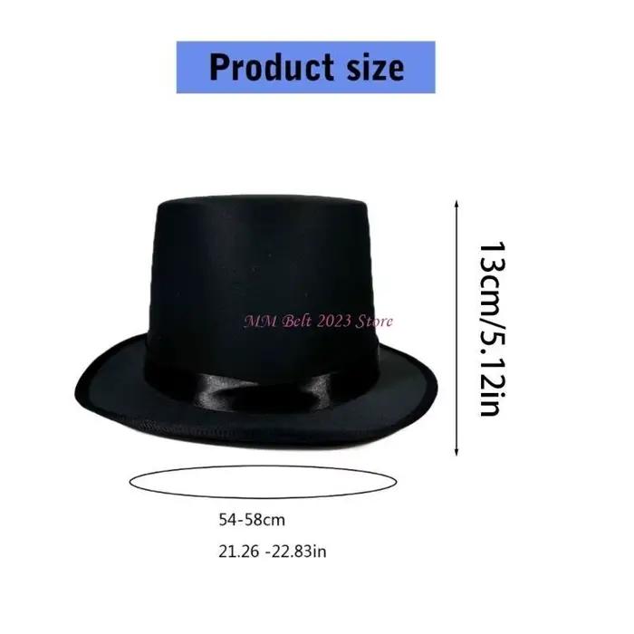 49ME chapeau haut avec ceinture