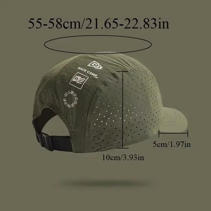 Casquette de baseball unisexe respirante 1 pièce