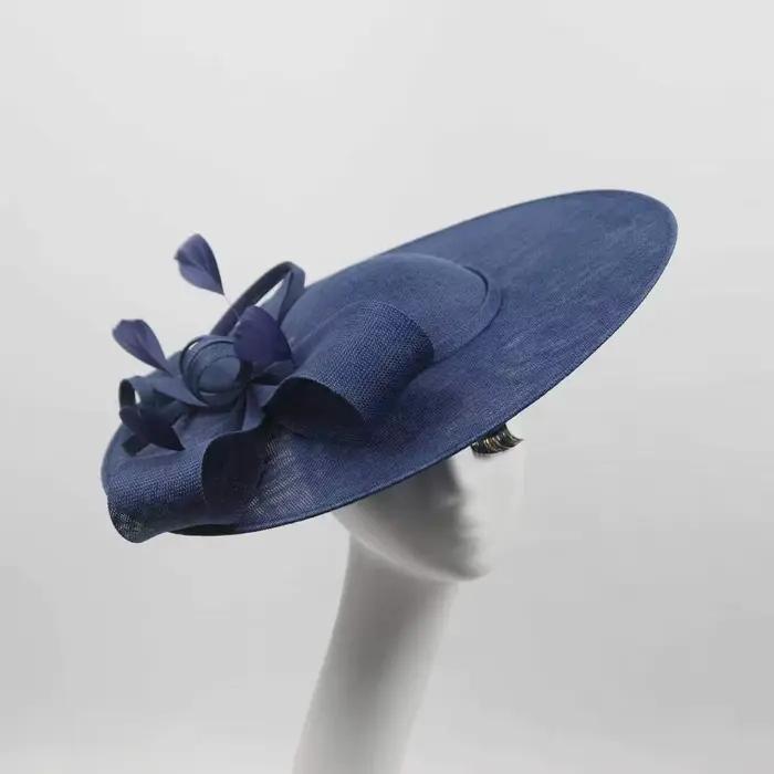 Chapeaux Fascinator Tendance à Large Bord pour Femme avec Bandeau