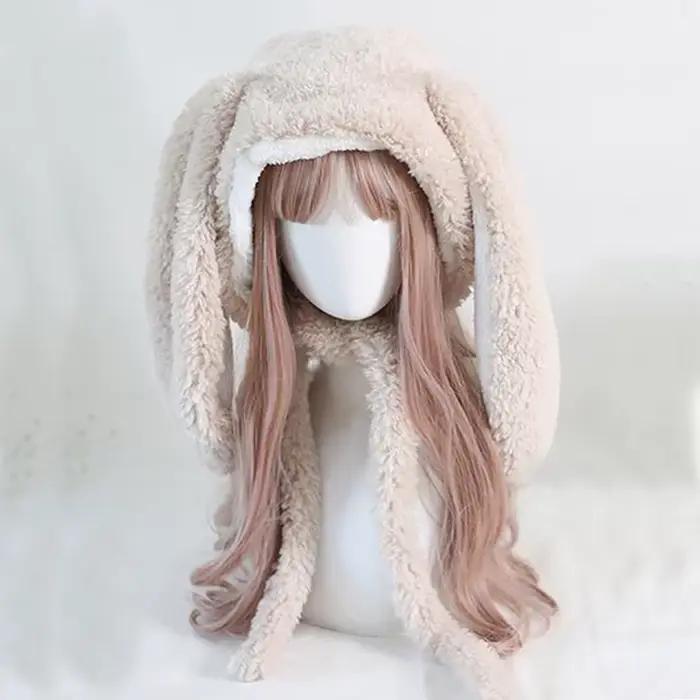 Bonnet oreilles de lapin japonais pour filles