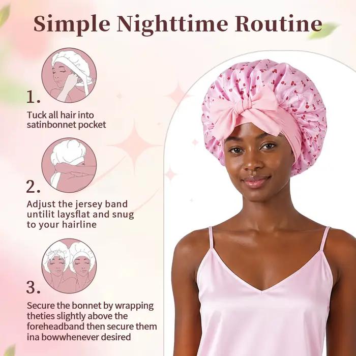 Bonnet de nuit - Plus doux que la soie