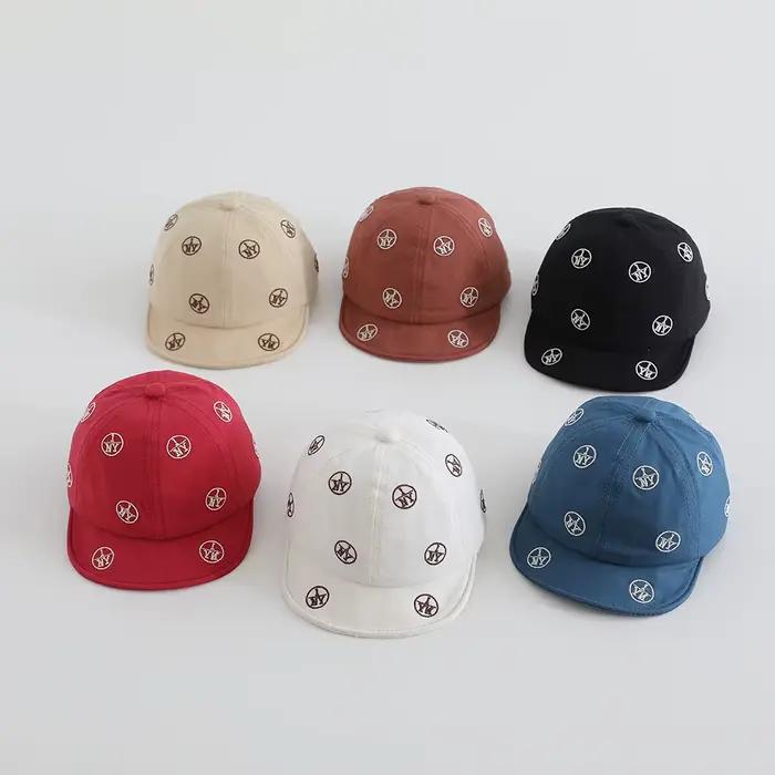 Casquettes de baseball souples à visière fine printemps-automne pour garçons et filles