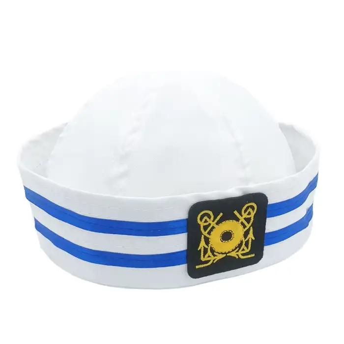 Chapeau de marin bleu marine à la mode pour hommes et femmes