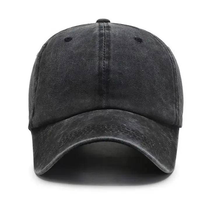 Casquette de baseball unisexe en coton solide style sport pour hommes et femmes occasion extérieure tout l'année hip hop
