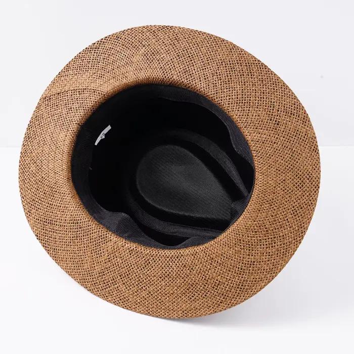 Chapeau de paille d'été naturel Panama