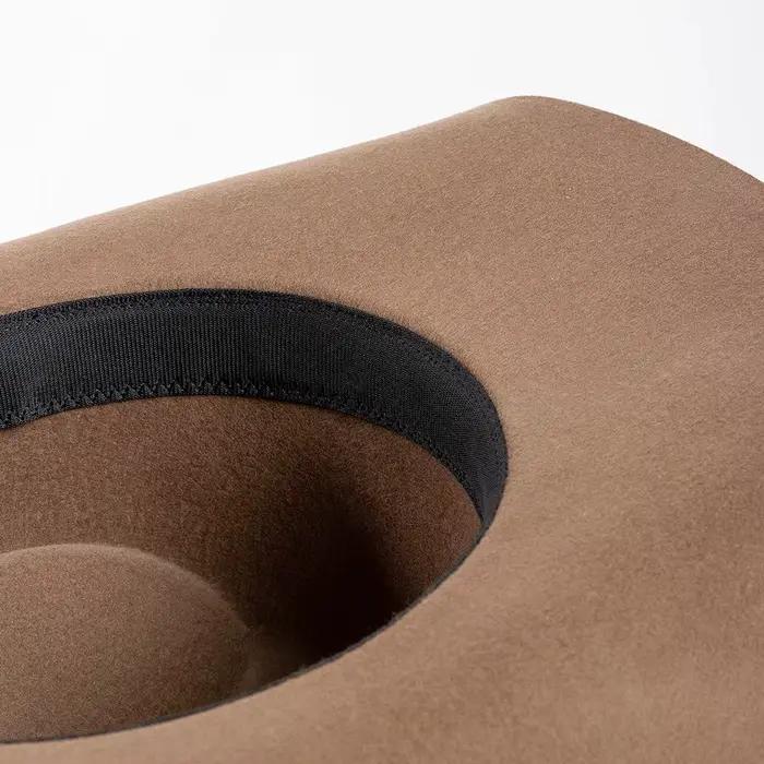 USPOP 100% laine feutre Cowboy chapeau avec boucle de ceinture 4 tailles large bord Jazz