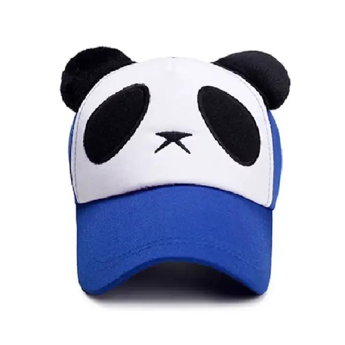 Casquettes de Baseball Panda mignon d'été pour hommes femmes coton Hip Hop Snapback chapeaux Protection solaire garçons filles en plein air Gorras livraison directe