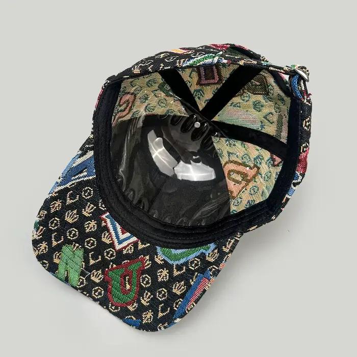 Casquettes de baseball rétro à lettres irrégulières