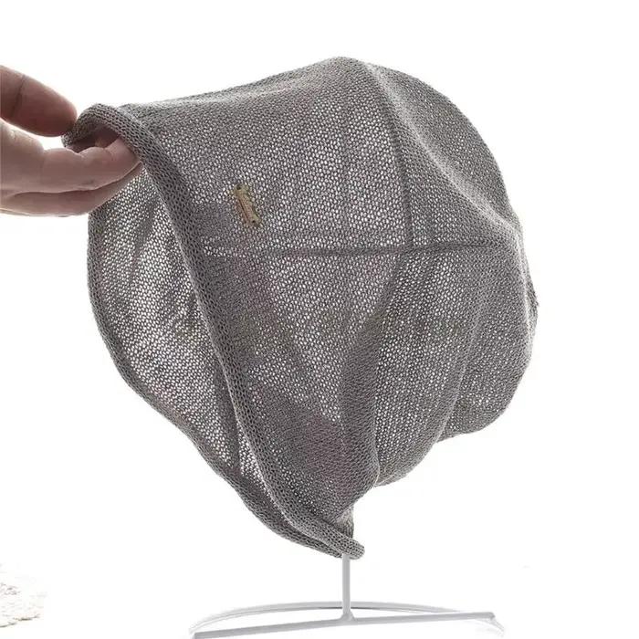 Chapeau tricoté ajouré