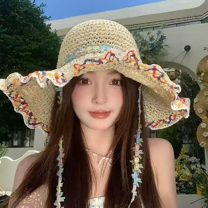 Chapeau de paille élégant pour femme