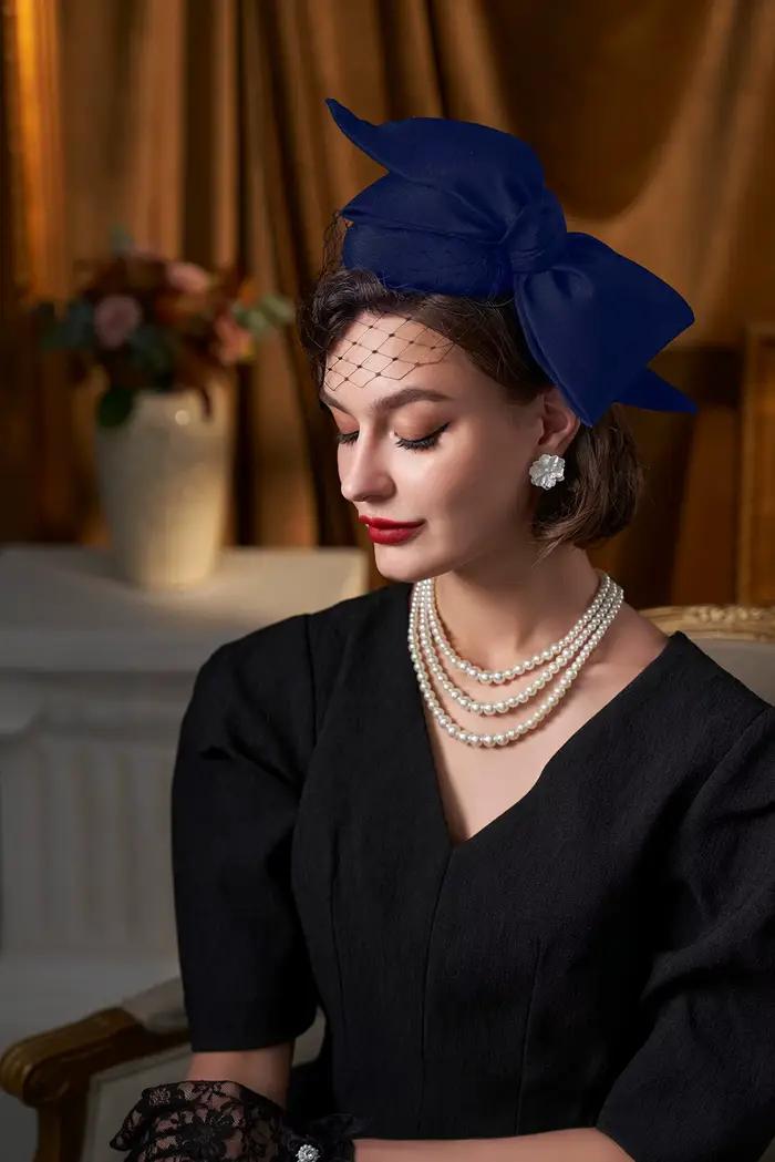 Bonnets en tissu feutre pour femme