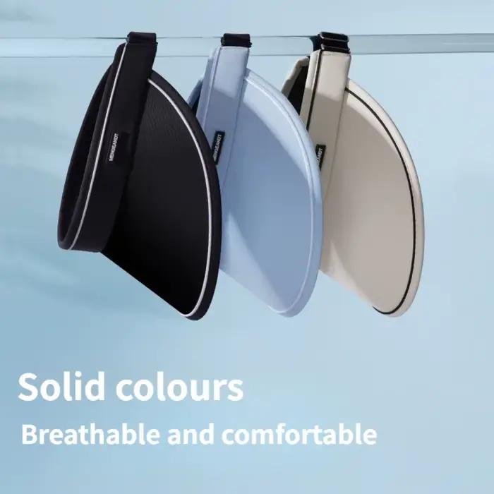 Chapeau de soleil portable à grandes bords rétractables pour femmes et hommes, protection solaire, style sport, polyester, voyage, plage, vélo, quatre saisons