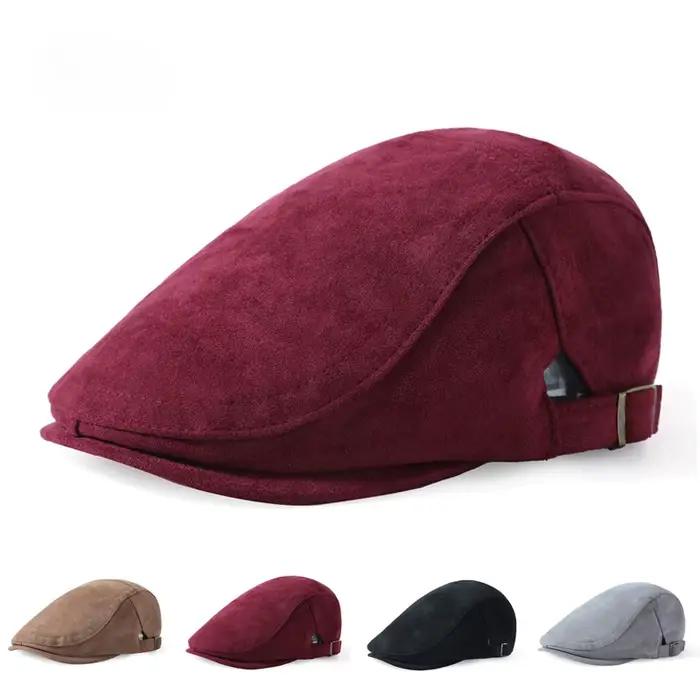 Casquette polaire en peau de cerf ins