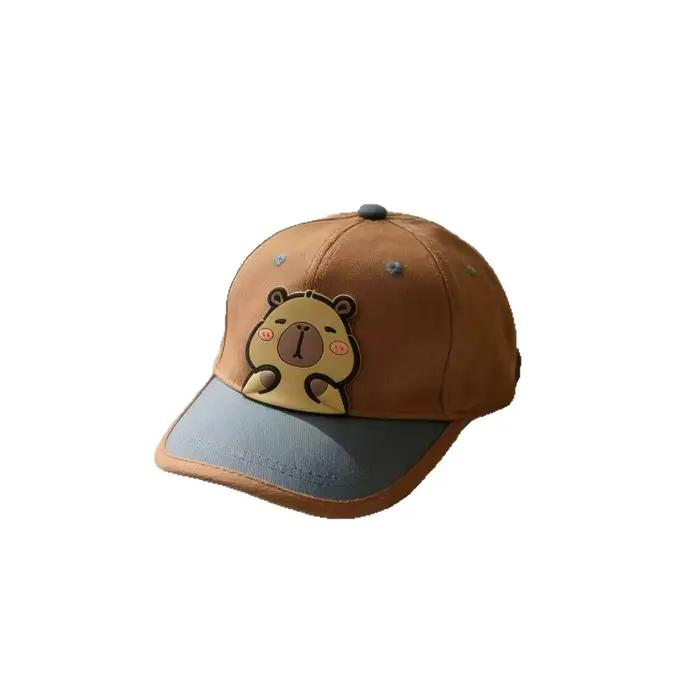 Casquette pour enfants Printemps-Été 50-54CM 3-8 Ans Casquettes de baseball fines Chapeau de dessin animé pour bébé Visières pare-soleil pour tout-petits Garçon Fille Extérieur Réglable