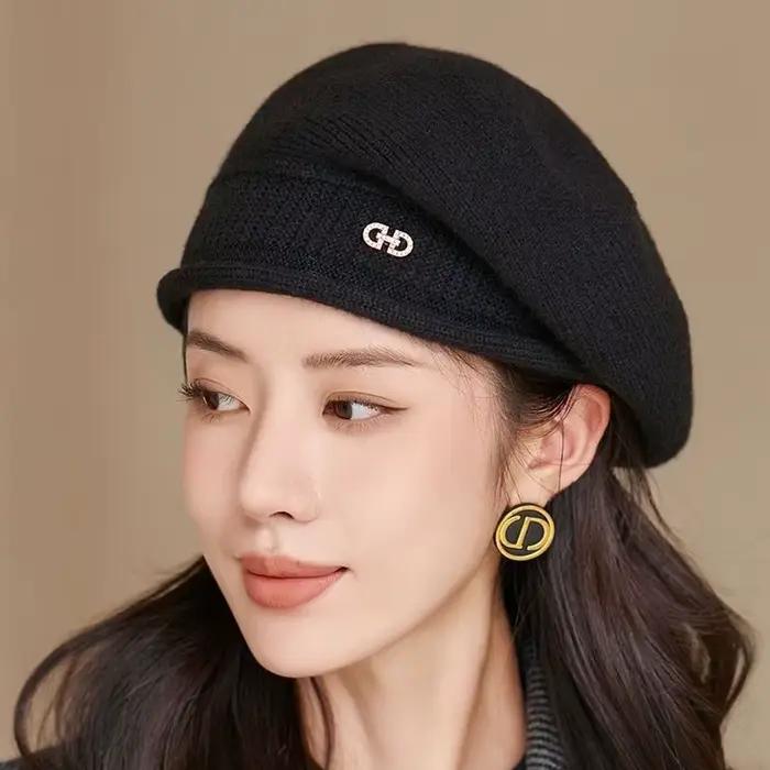 Béret tricoté tendance pour femme
