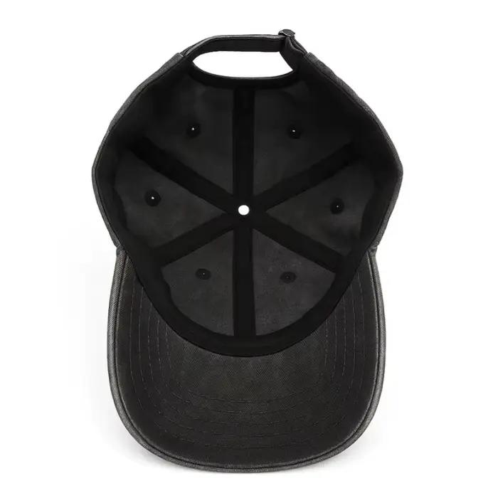 Casquette de baseball rétro punk Gen X avec motif Grim Reaper - Chapeau vintage ajustable et vieilli