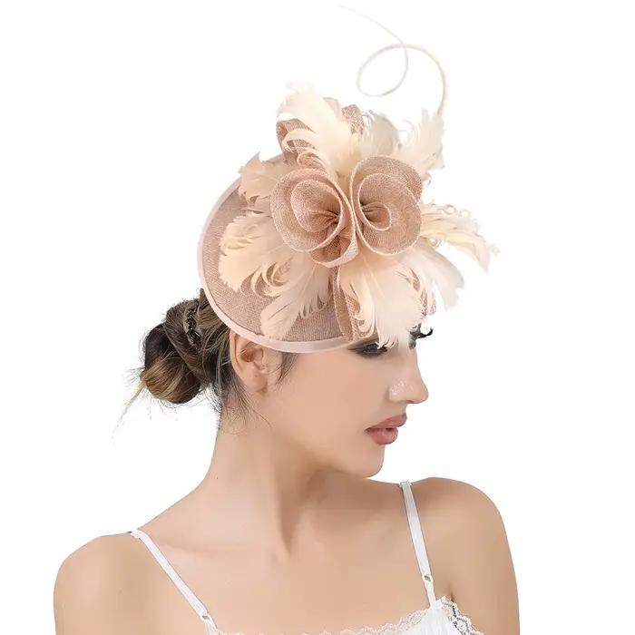 Chapeau fascinateur de mariage élégant pour femmes