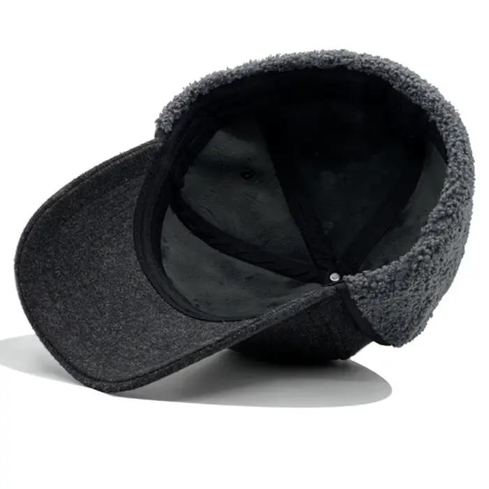 Casquette de Baseball nouveau automne hiver casquettes pour hommes épais chaud neige Ski oreillette