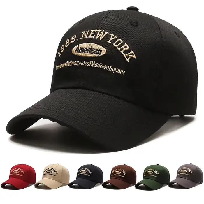 Casquette sportive en coton polyester unisexe avec visière large pour homme et femme pour sorties en plein air et occasions décontractées