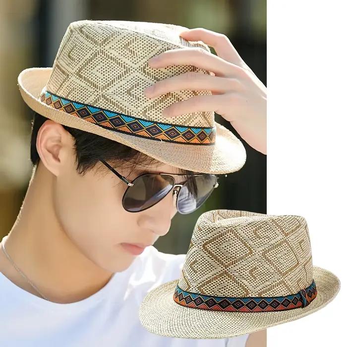 Chapeau de paille d'été pour homme