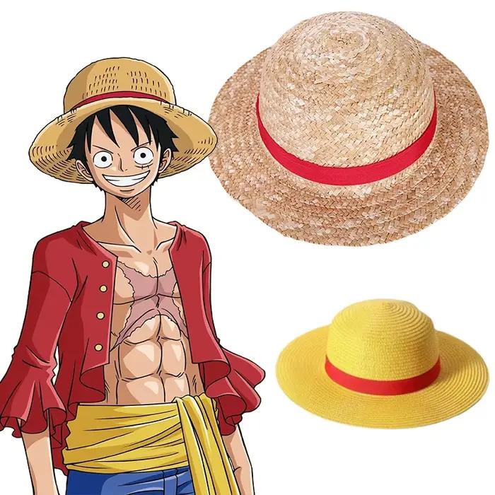 Chapeau de paille Anime Cosplay pour adultes