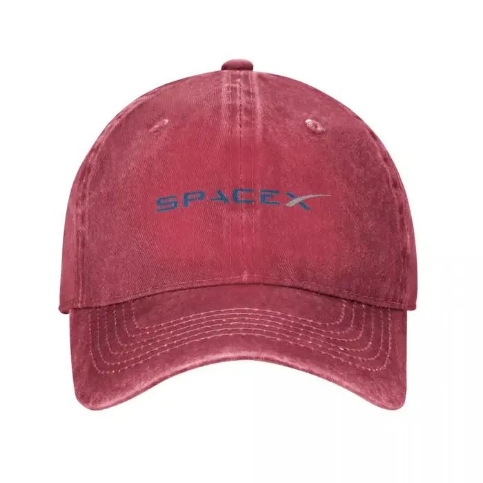 Casquette de Baseball Vintage avec Logo de SpaceX Space X
