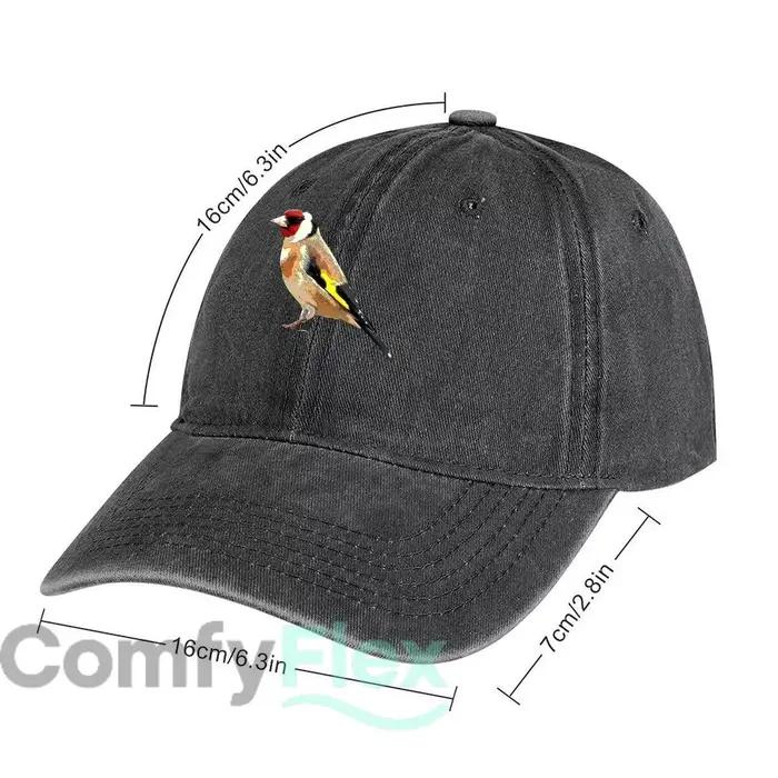 Casquette de Baseball graphique Goldfinch Bird Nature Art pour hommes et femmes