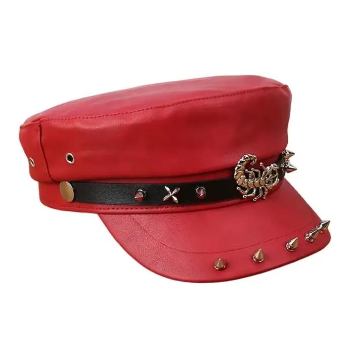 Chapeau en PU respirant confortable 39BB
