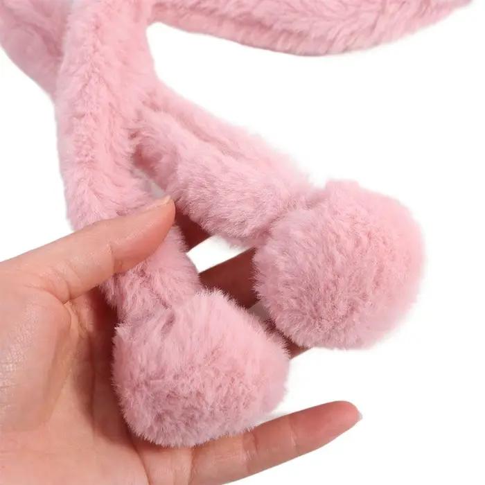 Mode coréenne mignon ours oreille chapeau chaud décontracté fausse fourrure seau