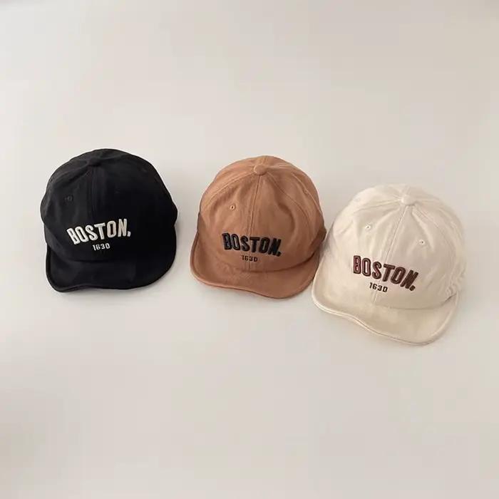 Casquette de baseball vintage brodée pour bébé