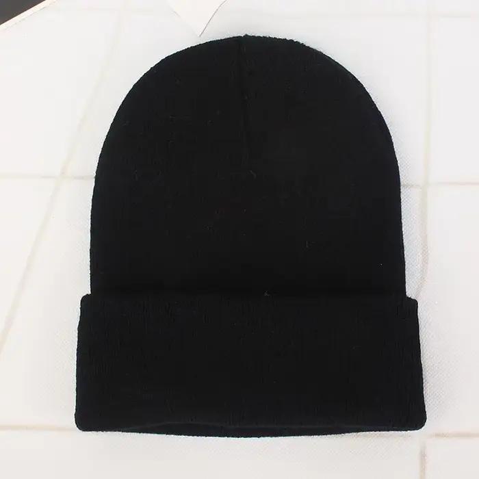 Chapeau en laine acrylique pour hommes et femmes