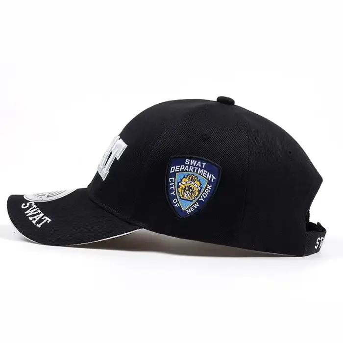 Casquettes de baseball tactiques série SWAT avec lettres tendance pour hommes et femmes
