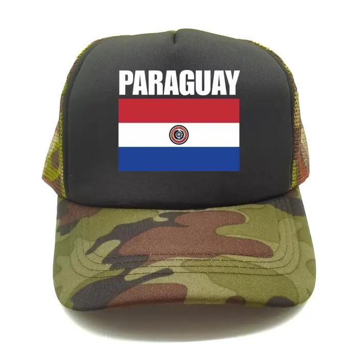 Casquettes de baseball avec drapeau du Paraguay pour hommes et femmes