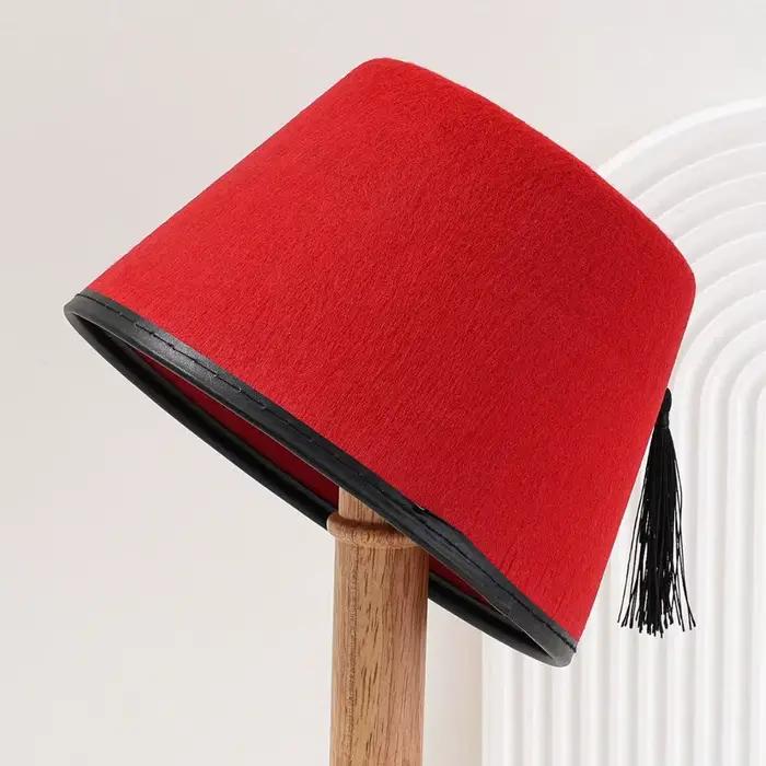 Casquette Fez ronde universelle en feutre