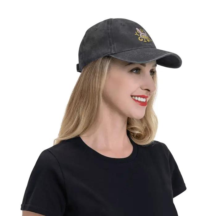 Casquette de baseball classique en jean délavé style dessin animé Circus Jax pour hommes et femmes