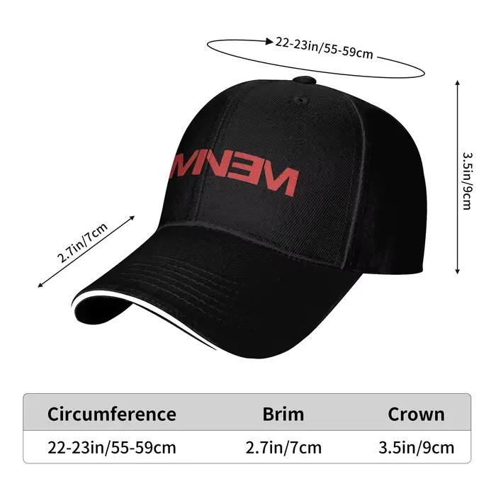 Casquette de baseball décontractée d'été rouge Eminem