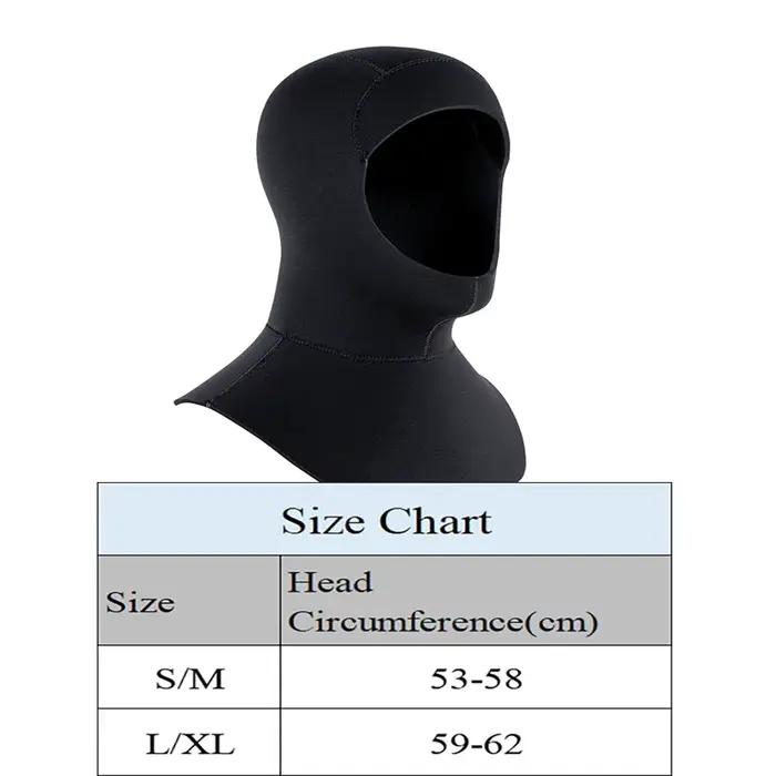 Bonnet en néoprène 3mm 5mm